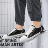 Canvas Shoes Men's 2025 New Spring Non-slip Casual Sports Niche Design Youth Soft-soled Low-top Board Shoes
