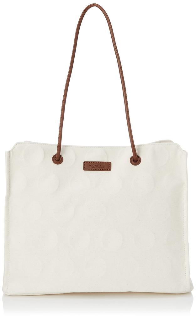 Shoulder heat embossed polka dot canvas medium camel [Isaac] bag, tote, size, women's, (22)