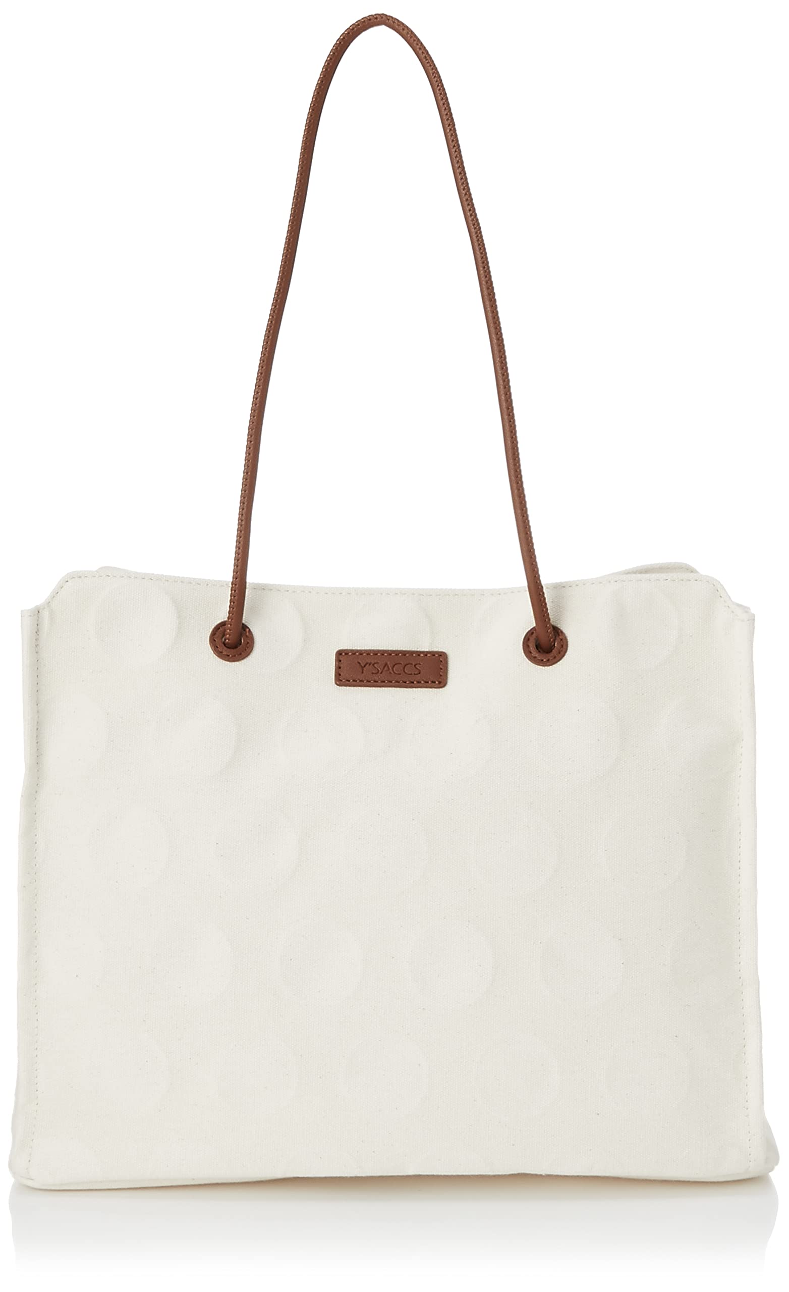 

Сумка [Isaac] из холста с тиснением в горошек на плечо, средняя, верблюжьего цвета, тоут, размер, женская, (22)