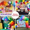 Rainbow Balloon Chain Set for Kids' First Birthday, Kindergarten Graduation, and Back-to-School Decoration