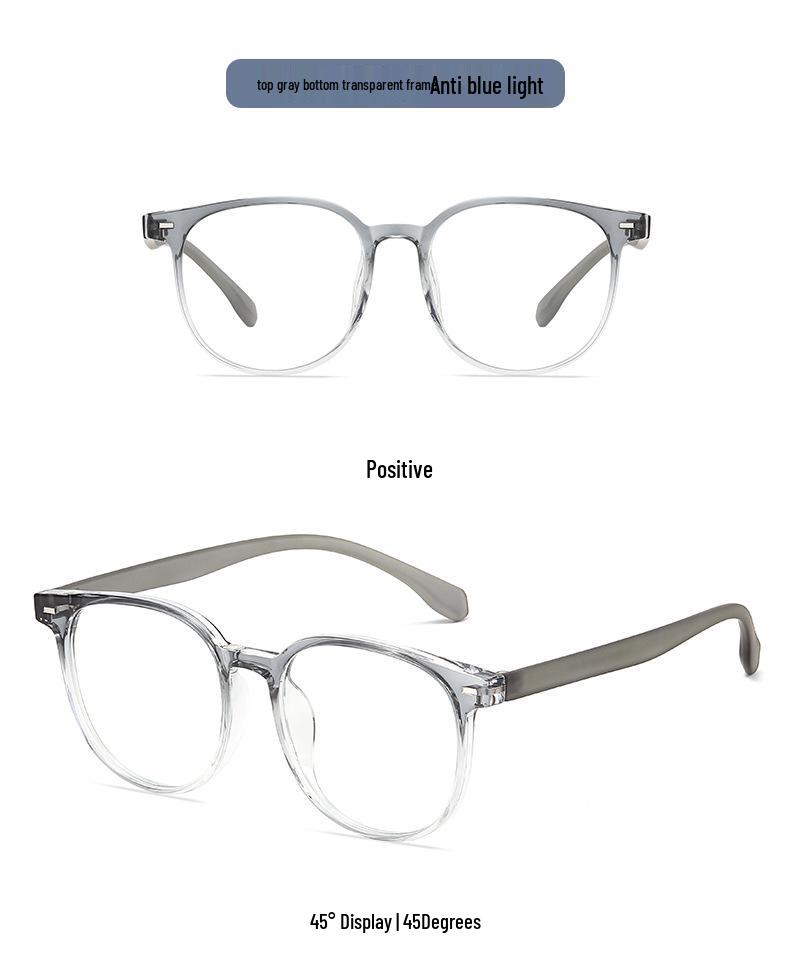 1256 Ultraleichter TR90 Optischer Brillenrahmen für Damen und Herren - High-End, Großrahmen, Kompatibel mit Korrektionsgläsern