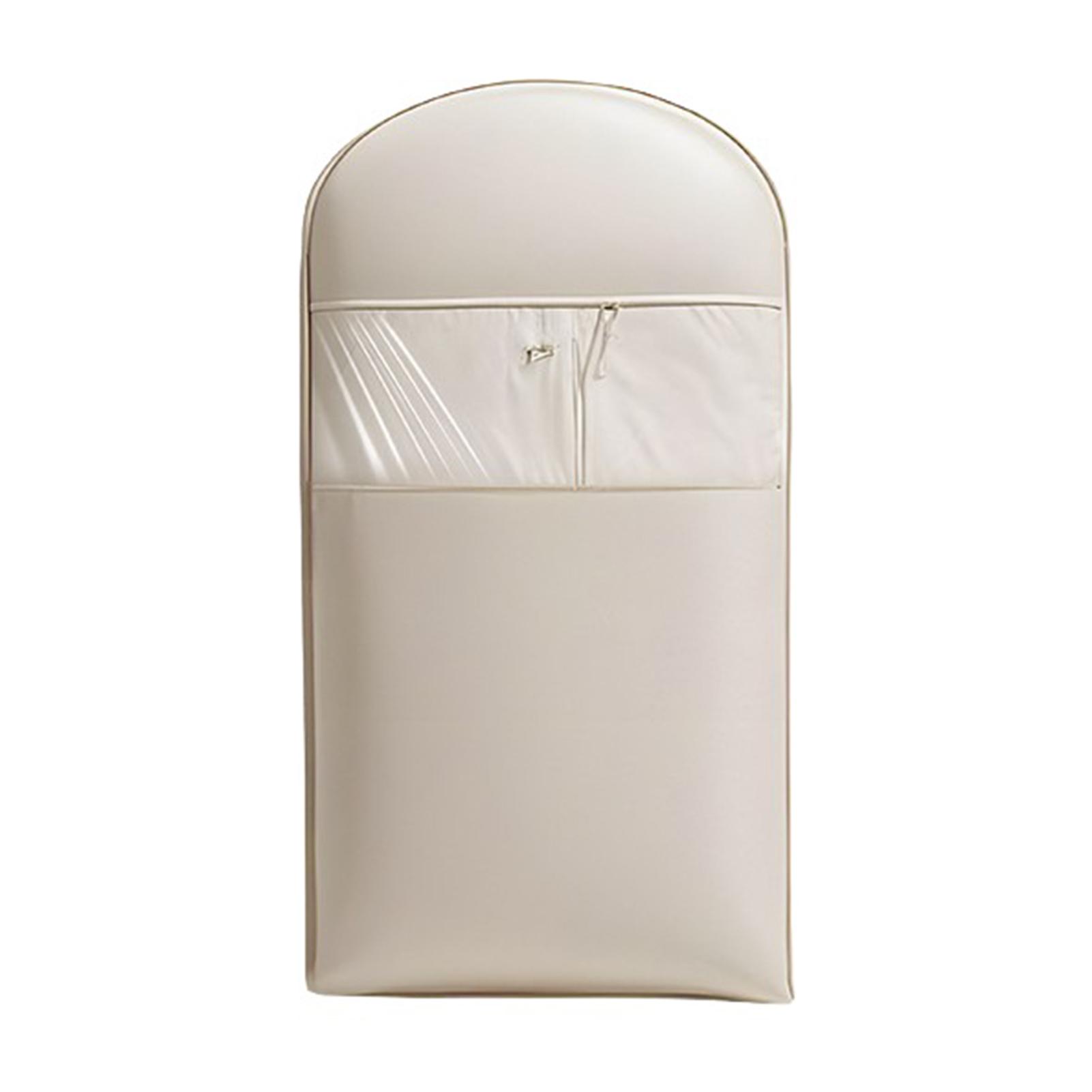 

Space Saving Hanging Garment Bag Hanging Protector For Down Coat For Clothing Storage S бежевый