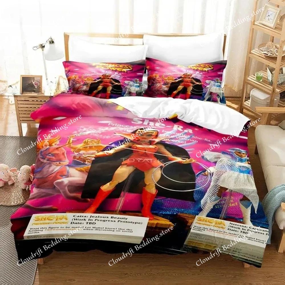 She Ra Und Die Prinzessinnen Der Macht Bettwäsche Set Einzelbett Twin Full Queen King Size Bettset Aldult Jungen Schlafzimmer Bettbezug Sets 3D