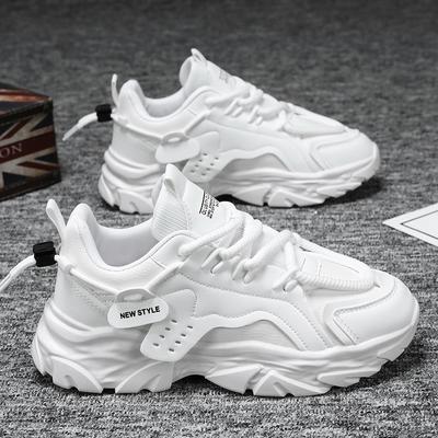 Trend Platform Basketball Shoes Men White Chunky Casual Sneakers Men New Outdoor Running Shoes Male Sport Walking Men’s Sneakers
