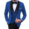 Mens Suits 3 Pieces Party Costume  Slim Fit Suits Blazer & Pants & Vest for Wedding