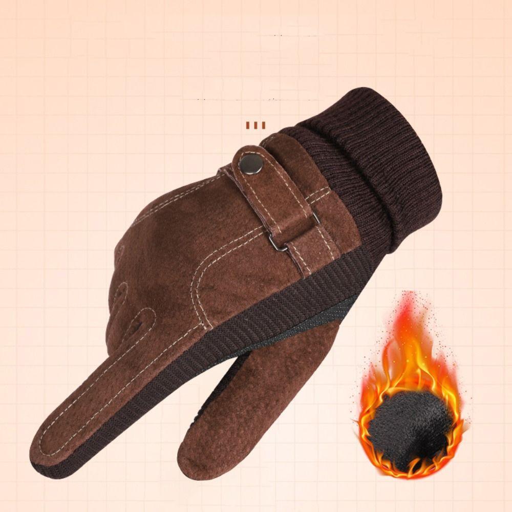 Full Finger Winter Men Gloves Touch Screen Men Mittens New Warm Casual Gloves