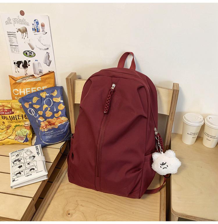 Korean Trendy Lightweight Large-Capacity Casual Backpack - Versatile and Live-Streaming Favorite