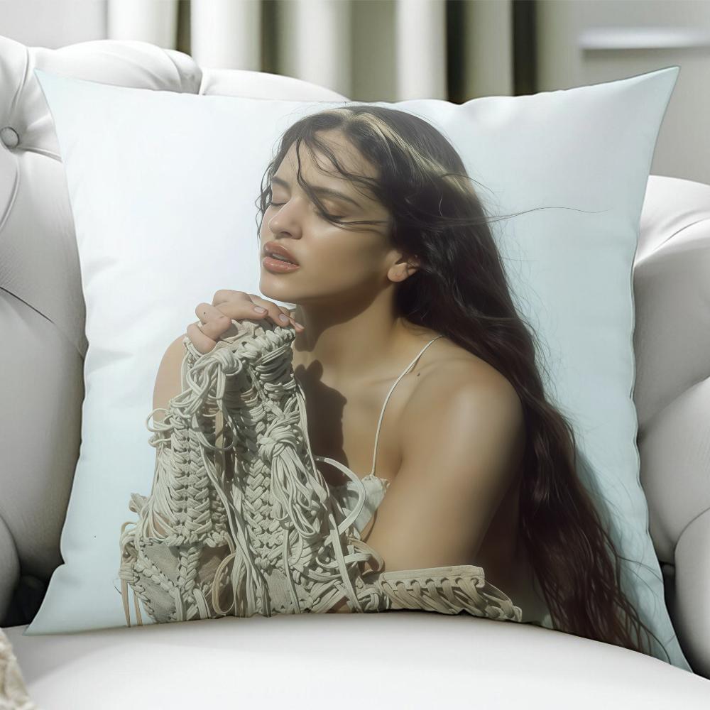 Singer R-Rosalia L-Lux cushion cover Birthday Anniversary Gifts Double Sided Printed Zipper Cushion Cover Soft Skin Bedding