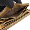 Used Prada Saffiano Leather Zip-Around Wallet Gold Guarantee