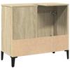 Waschtischunterschrank, Unterschrank Unter Dem Waschbecken, Schrank Ohne Waschbecken, Sonoma-Eiche 65x33x60 Cm