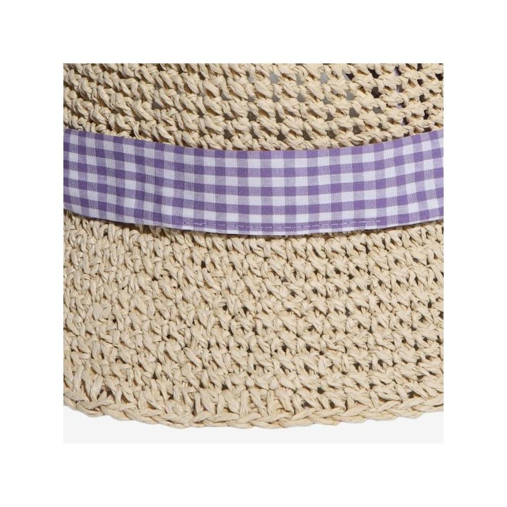 [fila Kids] Raffia Bucket Hat  Fk3cpf5344f Beg  q0zFk3cpf5344fBeg