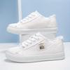 Herbst Neue Canvas Schuhe Damen Kleine Weiße Schuhe Studenten Flache Sohle Sportliche Board Schuhe Mode Vielseitig Weiche Sohle Große Größe Damen Einzelne Schuhe