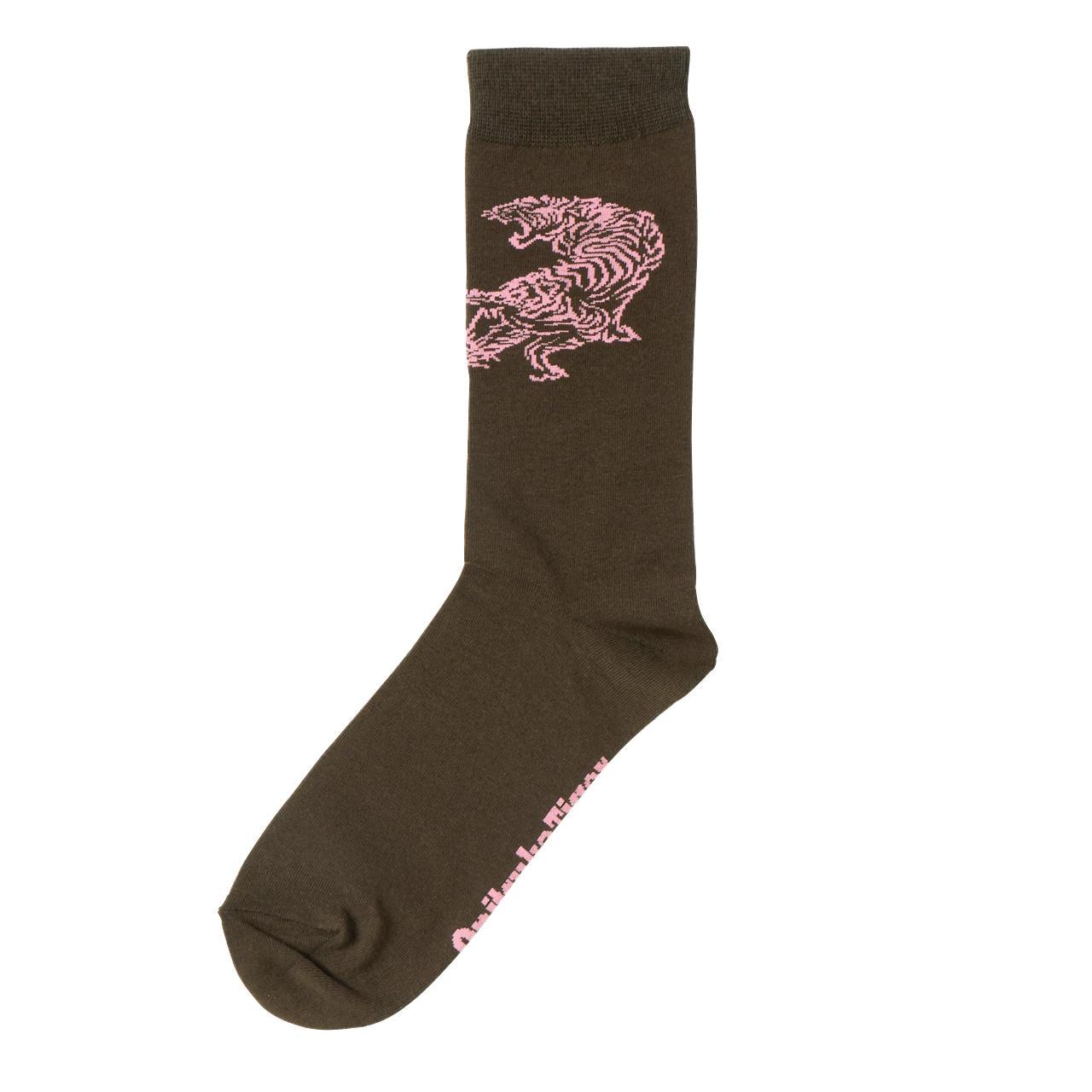 Onitsuka Tiger Crew Socks Unisex 1 Pack Brown 3183A950-300 S