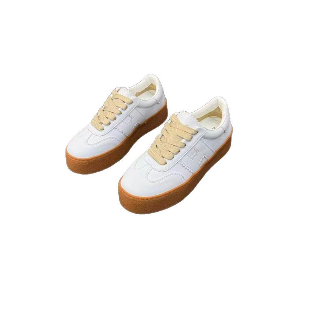 Hogan 2026S Women's Retro Color Block Sneakers - Height Increasing, Thick Sole, Casual Style