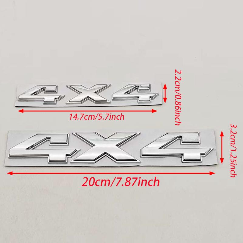 3D Metal 4X4 Logo Car Sticker Emblem Badge Decals Car Tail Sticker For JEEP 4X4 Grand Wrangler Auto Accessories