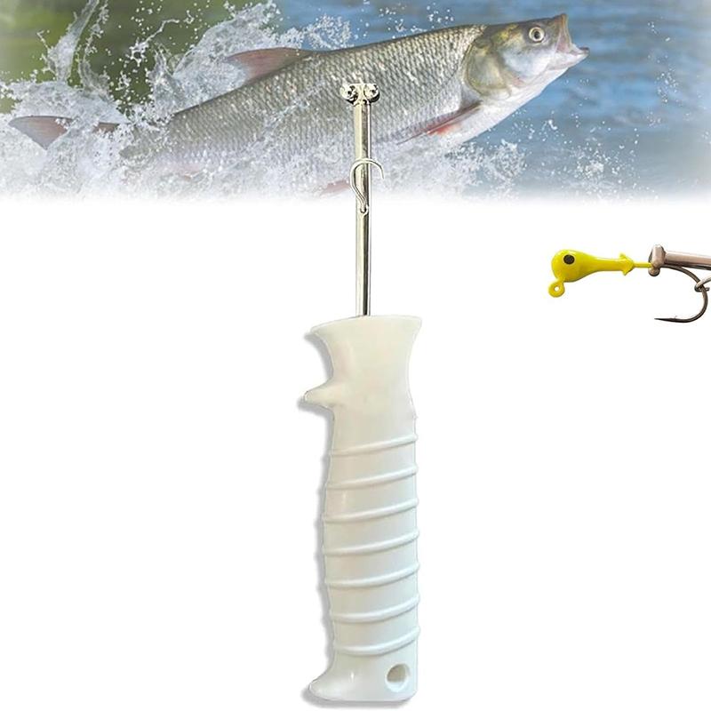 Fishing Hook Remover Tool Stainless Steel Quick Painless Extractor For Safe Removal 19Cm Angled Design Minimize Tissue Damage