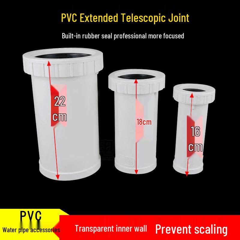 Junta Telescópica para Tubería de Desagüe de PVC 110