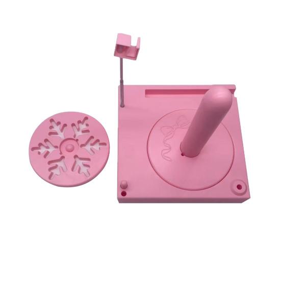 Portable Yarn Spool Organizer Box Multi-Functional Yarn Holder Spinner with Phone Stand Detachable Crochet Caddy