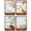 2/3 Compartments Portable Food Container Sealed Design Divided Lunch Plate  Outdoor Activities