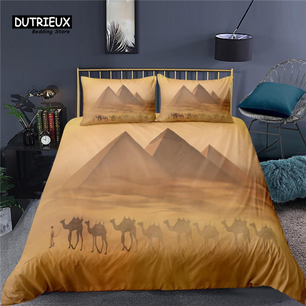 

Comforter Luxury 3D Animal Camel Print Home Living Comfortable Kid Bedding Set Queen And King Eu/Us/Au/Uk Size Comforter (quilt)-EU Single(135*200cm)3pcs