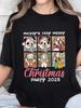 2026 New Merry Christmas Party Mickey Graphic Print Unisexs and Womens Dress Crew Neck Relaxed Plus Size Short Sleeve
