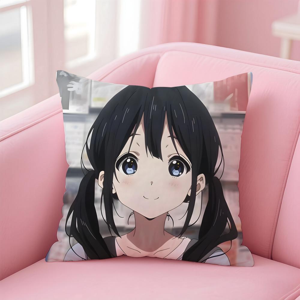 Anime T-Tamako M-Market Cushion Cover Home & Car Multi-Scene Pillow Cover - Reversible, Soft & Durable for Daily Use
