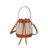 Popular Fashion Bucket Bag, New Niche Single Shoulder Slanted Bag, Women's Handbag, Versatile