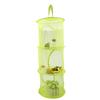 Multilayer Dry Rack Foldable Hanging Mesh Toy Storage Basket Underwear Organiser Cage Yellow