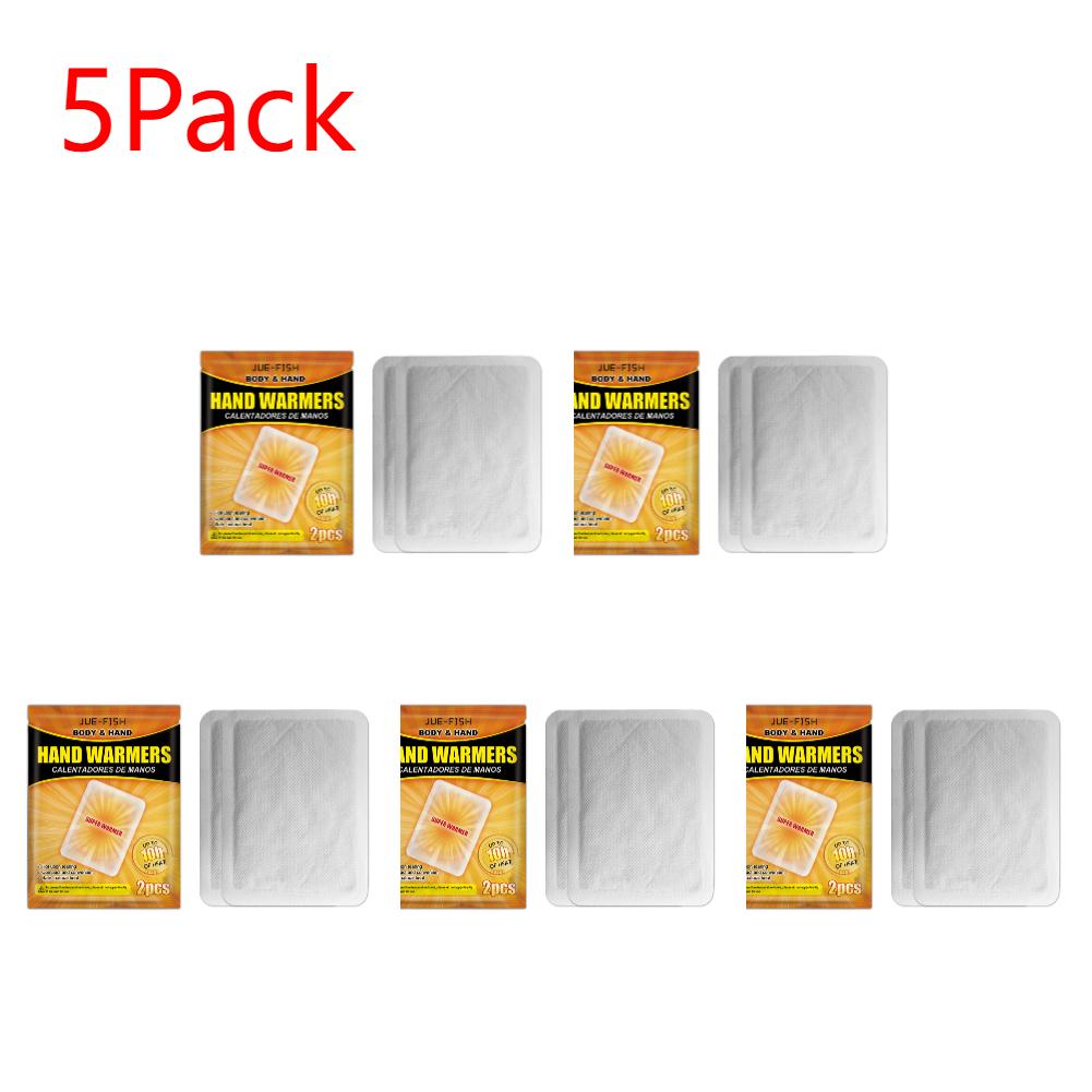 2-50X Hand Body Hot Pack Disposable Heating Pad Long Lasting Heating Pack Odorless Self Adhesive For Winter Outdoor Activities