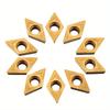 10Pcs DCMT070204 YBC251 Carbide Insert for SDNCN1010H07/SDNCN1212H07 Turning Tool Holder