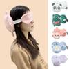 Cute Creative 2 In 1 Eye Mask Neck Pillow Cartoon Soft Airplane Head Pillow Travel Eye Cover for Travel&Office