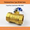 Copper Ball Valve: 1 Inch & Thickened, Internal Thread for Tap, Water Pipe, Air Hose DN15/20/25.