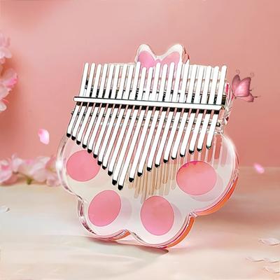 17 Keys 21 Keys Kalimba Professional Musical Instruments Girl Gift Acrylic Transparent Thumb Piano