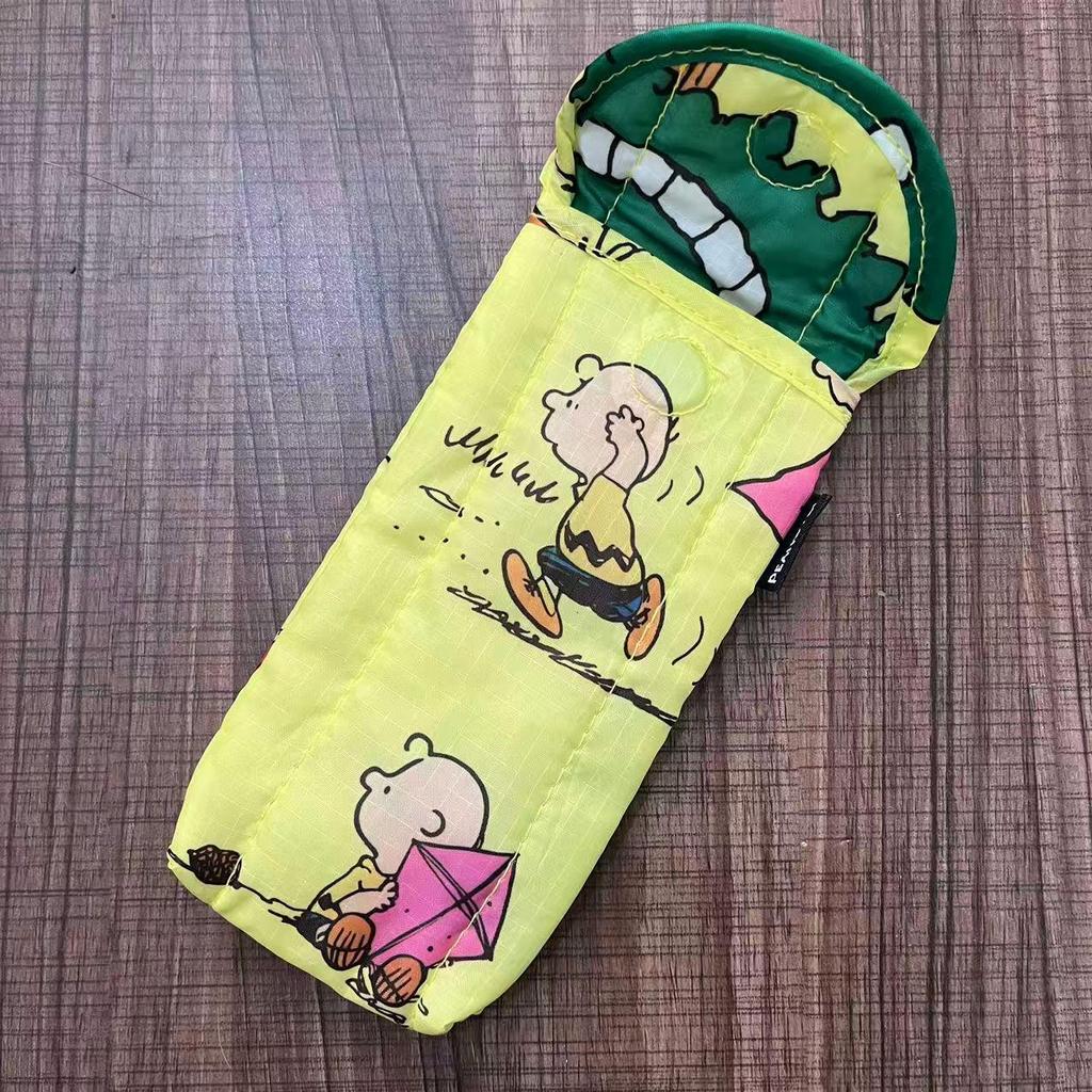 Τσάντα Αποθήκευσης Γυαλιών Ηλίου Στυλ Κορέας με Γάτα & Σκύλο - Πλεκτή Θήκη Προστασίας Γυαλιών με Κινούμενα Σχέδια