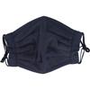 Fluffy Imabari Towel Mask for Sensitive 1 Mask Skin, Large, Navy,