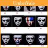White Plastic Devil Mask For Halloween Costume Party And Cosplay Events