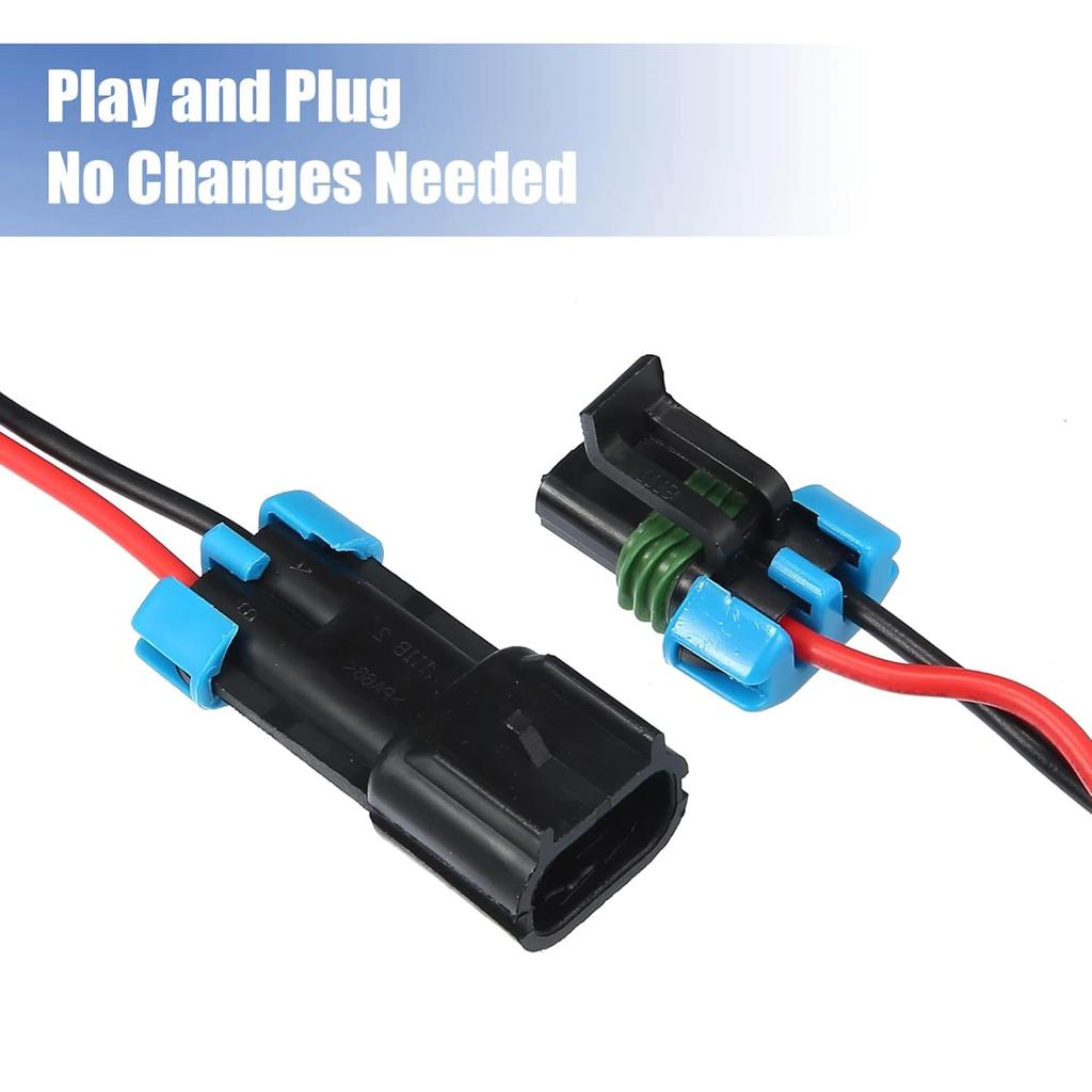 Unifizz Back Up Reverse Light Wiring Harness Kit with Waterproof Relay for Polaris for Ranger 1000/ XP 1000 2018-2021 3-Seat and Crew