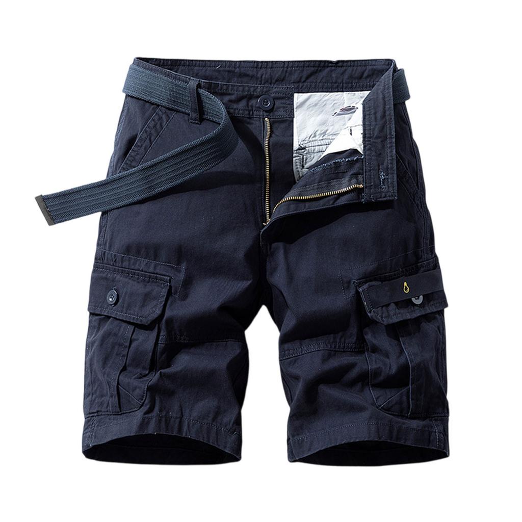 Herren Cargo Shorts Outdoor Casual Relaxed Fit Baumwolle Militärshorts mit mehreren Taschen