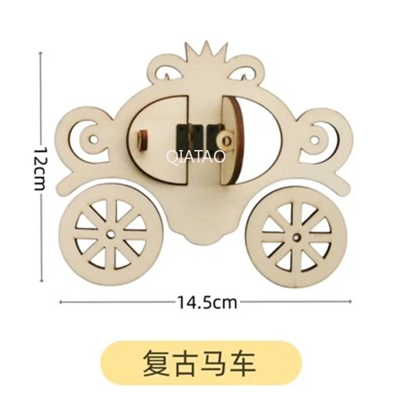 DIY Wood Accessories Montessori Busy Board Castle Sheep Animal Whales Bus Wall Toy Training Material Pack Educational Toy For Ch
