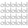 20 Set Bracelet Toggle Clasps Stainless Steel OT Buckle Necklace DIY Jewelry Making Supplies
