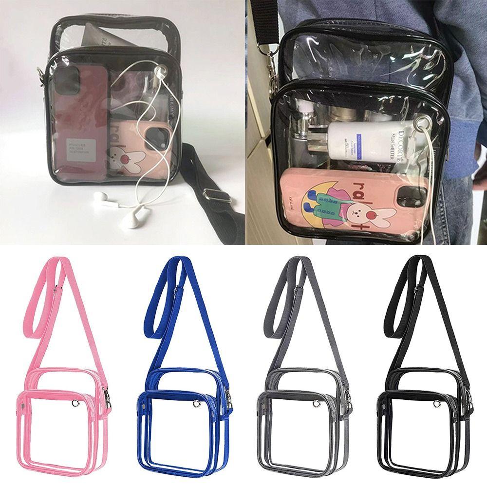 

Прозрачная сумка через плечо Водонепроницаемая прозрачная сумочка Повседневная сумка
