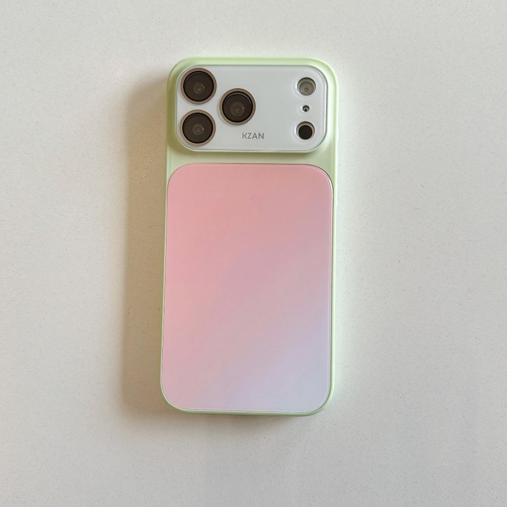Luxury AG Gradual Change Rainbow Case For iPhone 17 16 15 14 13 Pro Max Shockproof Bumper Hard Back With Lens Proteciton Cover