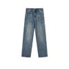 Harsh and Cruel American Retro Heavy Industry Washed Hand-Rub Color Lines Straight-leg Loose Denim