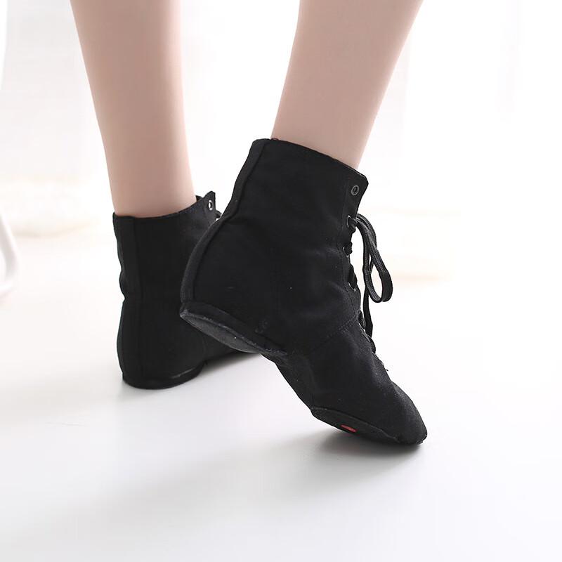 Bofuniao Canvas High-Top Soft Sole Dance Boots