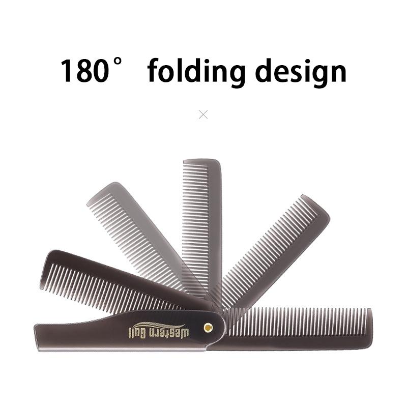 Pocket Size Folding Comb for Men Oil Head Hair Styling Tool Compact and Handy for Outdoor Use