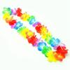 LIOOBO 20pcs Hawaiian Lei Flower Lei Garland Lei Hawaiian Lei Necklace Hibiscus Lei Hula Dance Hair Accessory Garland Party Photo Prop Colorful