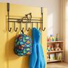 7 Hooks Over Door Hooks Space Saving Door Hanger Rack Door Storage Hook  Kitchen Organizer