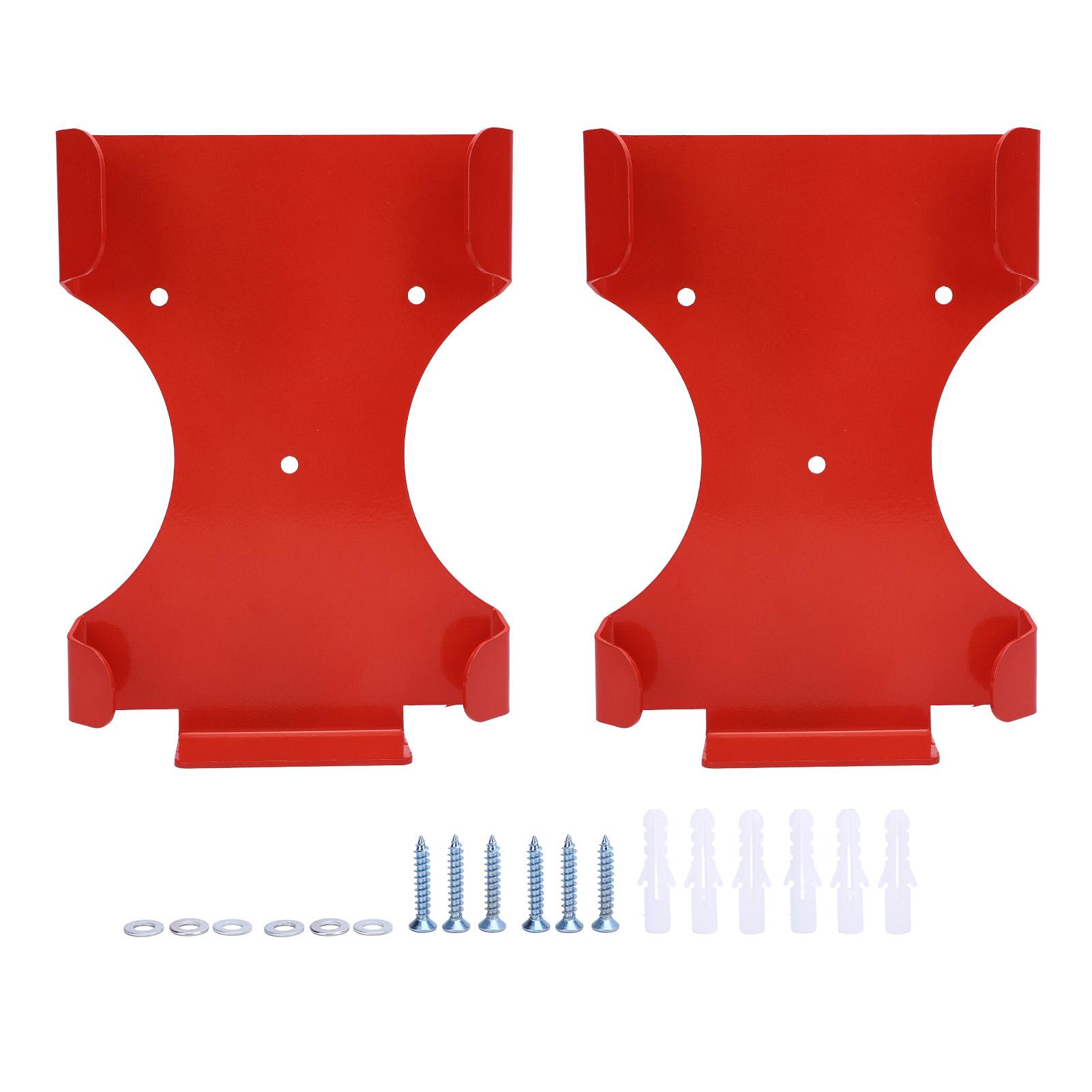 

2 Sets Handheld Leaf Blower Hanger Heavy Duty Carbon Steel Wall Mounted Blower Rack for BG50 BG56