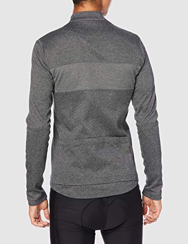 Kapelmuur Long Sleeve Jersey, Birdseye Gray, kpls109, Japan Size XS (equivalent to Japanese size XS)