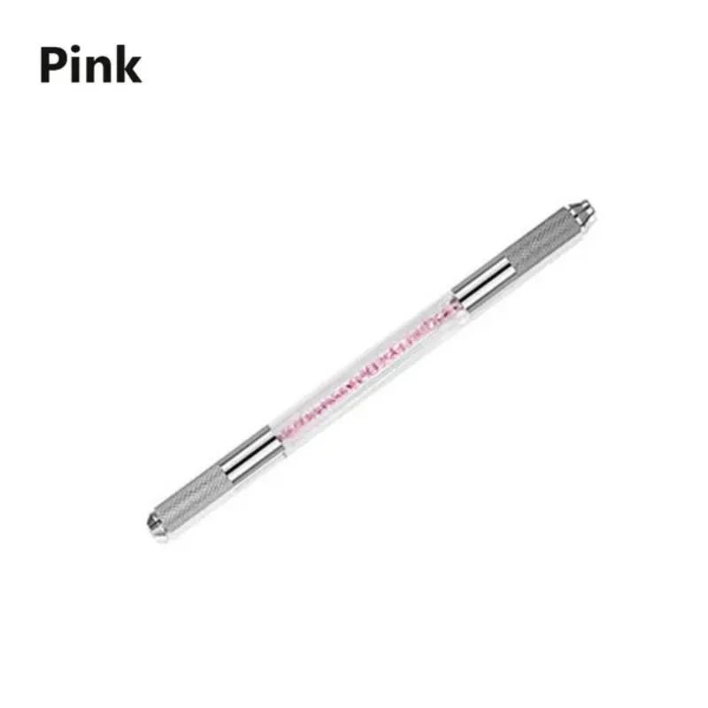 1 Pc Manual Double Head Crystal Tattoo Eyebrow Pen Permanent Makeup Eyebrow Pen Tools(Only Pen,Not Including Others)
